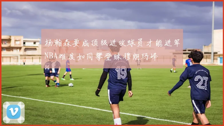 杨瀚森要成顶级进攻球员才能进军NBA难度如同攀登珠穆朗玛峰